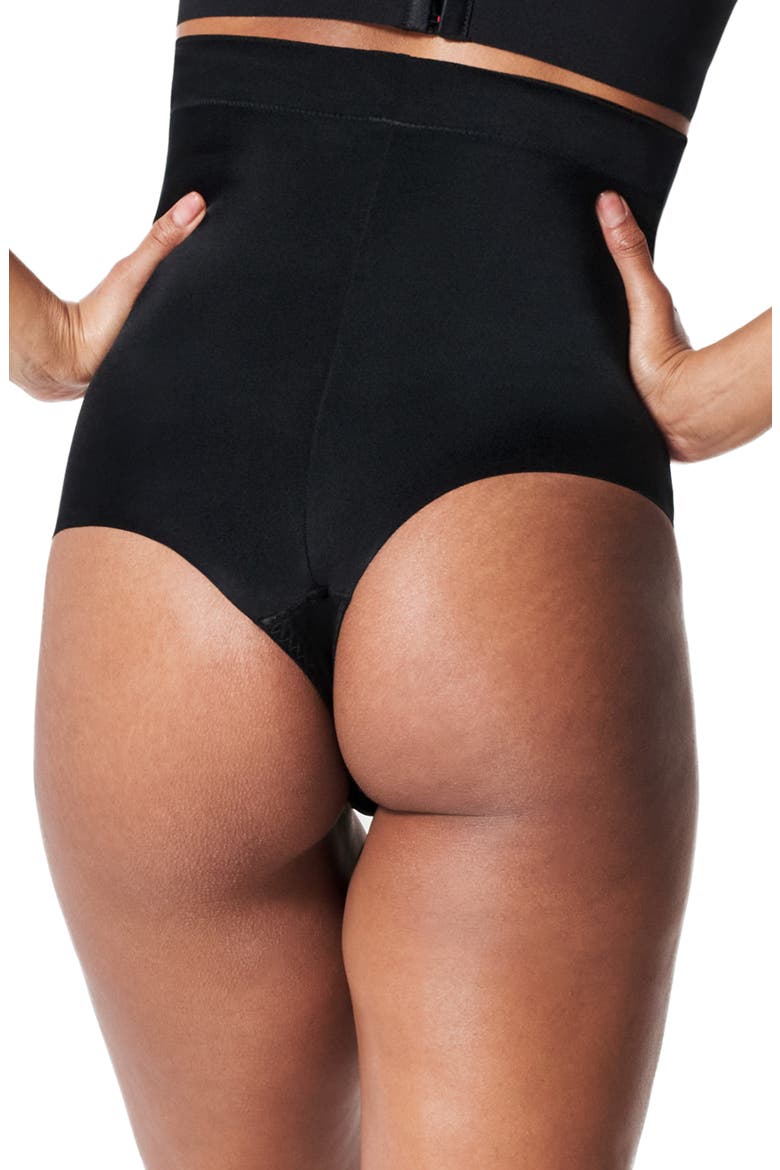 SPANXshape™ Suit Your Fancy High Waist Thong, Alternate, color, VERY BLACK