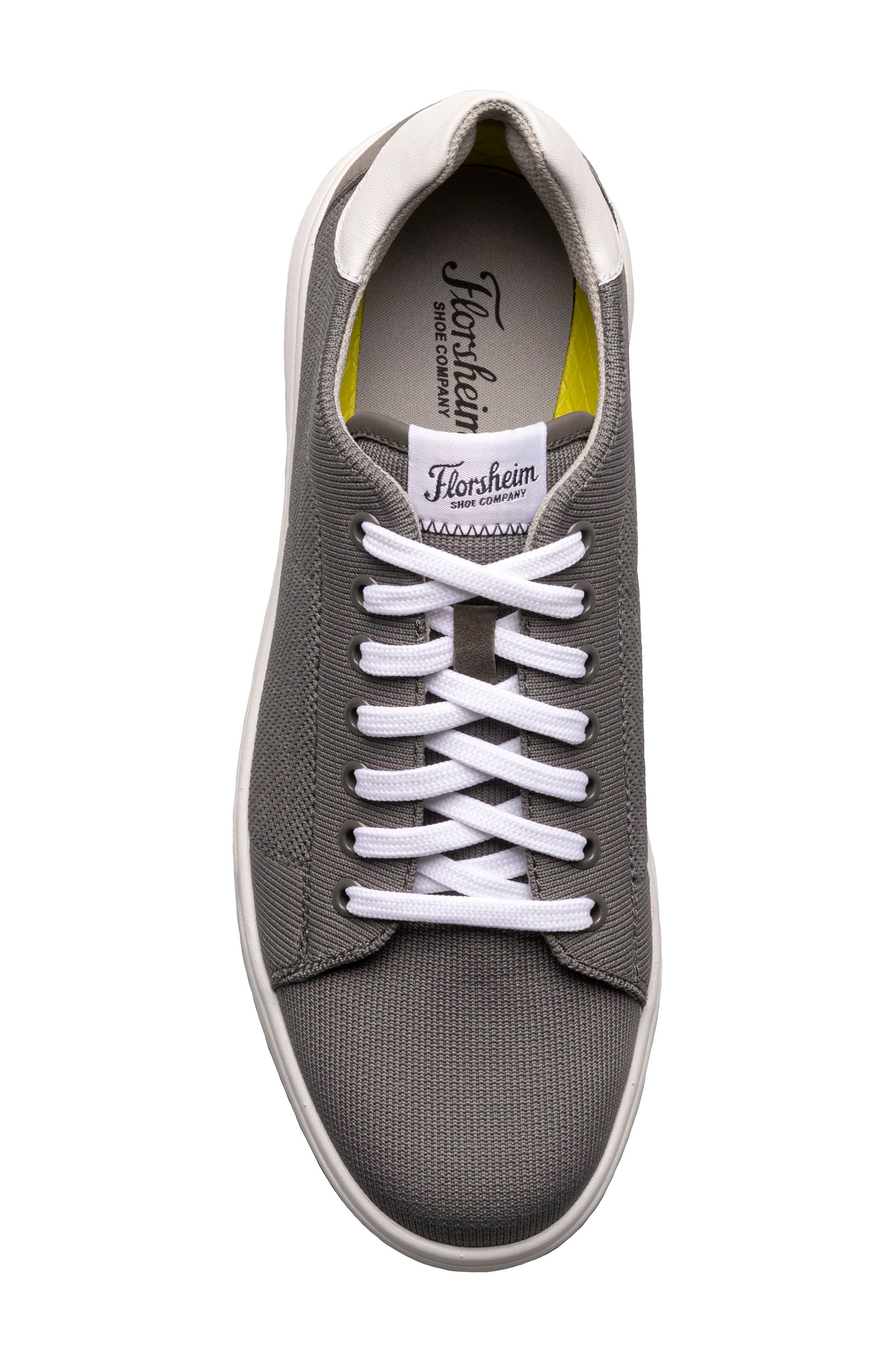 Florsheim Heist Knit Sneaker, Alternate, color, Gray