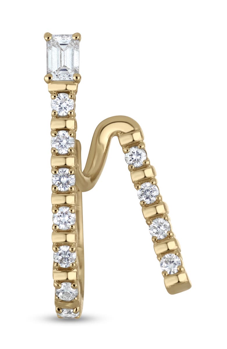 Bony Levy Gatsby 18K Gold Diamond Hoop Earrings, Alternate, color, 18Ky Gold