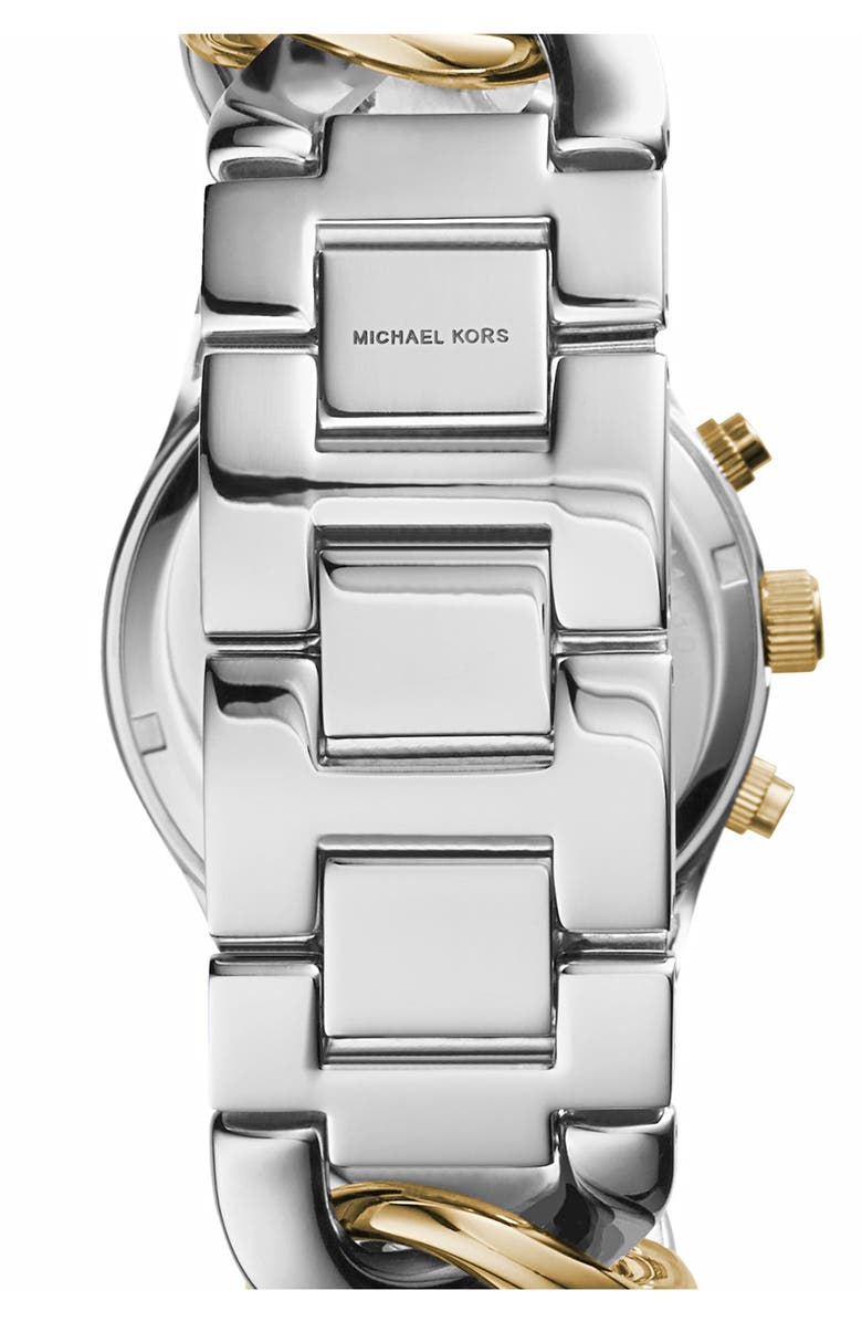MICHAEL Michael Kors Michael Kors Chain Bracelet Chronograph Watch, 38mm, Alternate, color, 