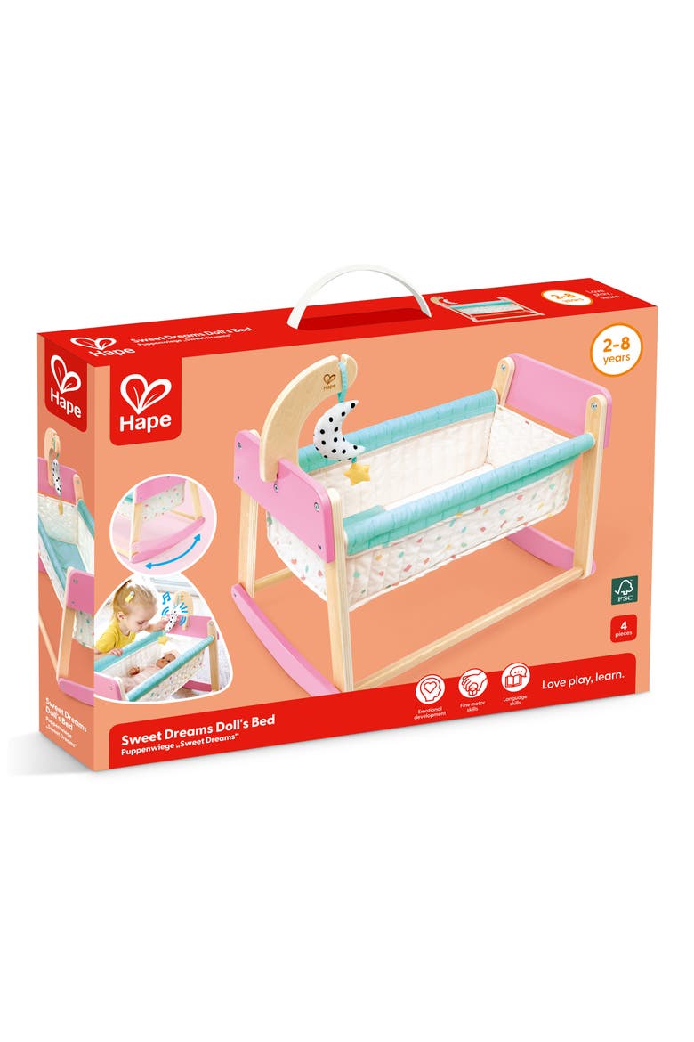 Sweet Dreams Doll Bed, Alternate, color, MULTI