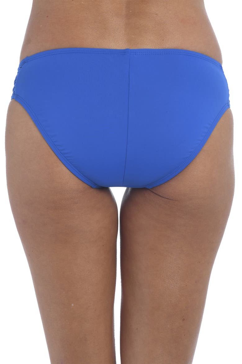 Island Goddess Hipster Bikini Bottoms, Alternate, color, CHINA BLUE