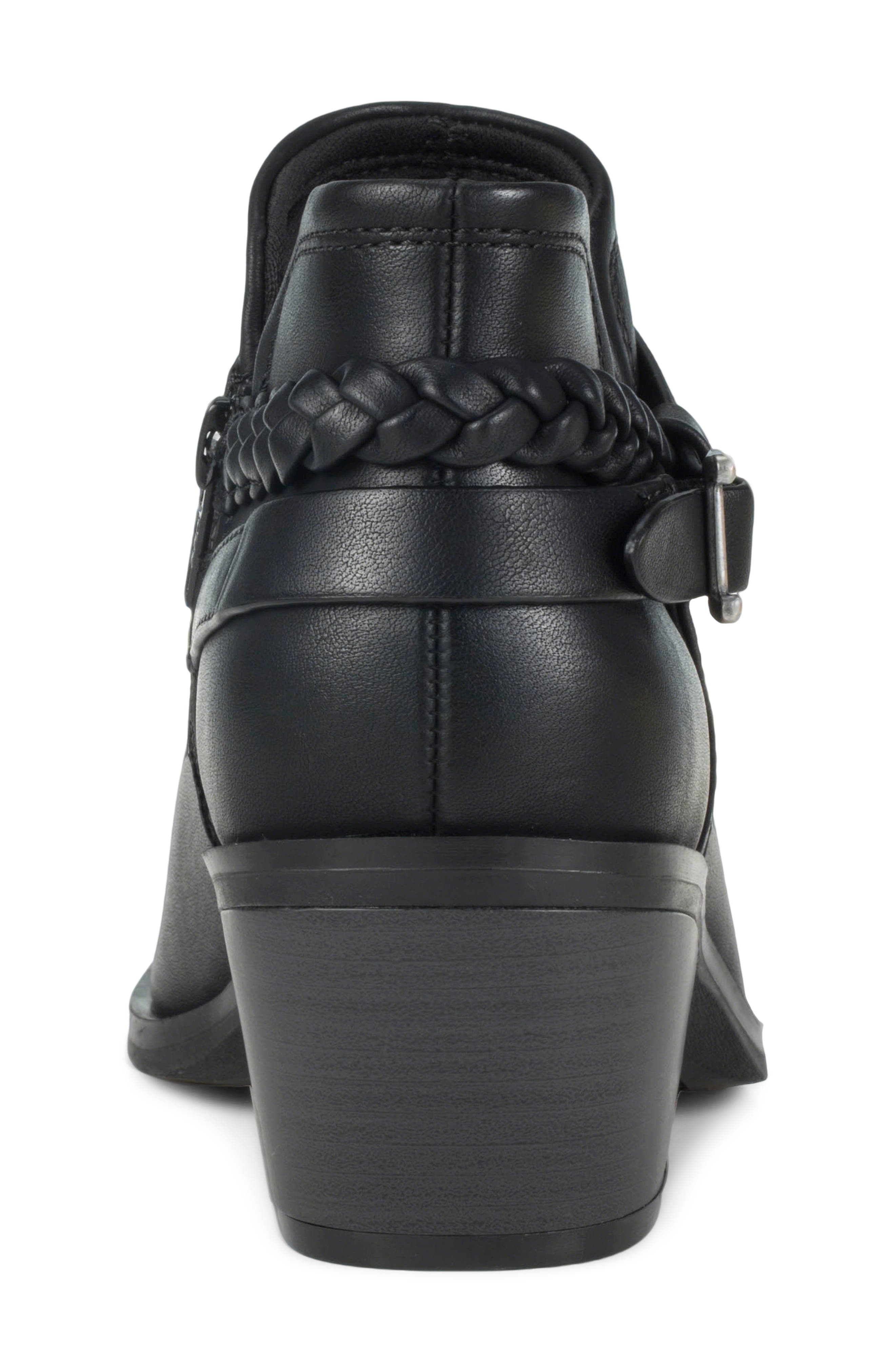 Daisie Block Heel Ankle Bootie, Alternate, color, BLACK