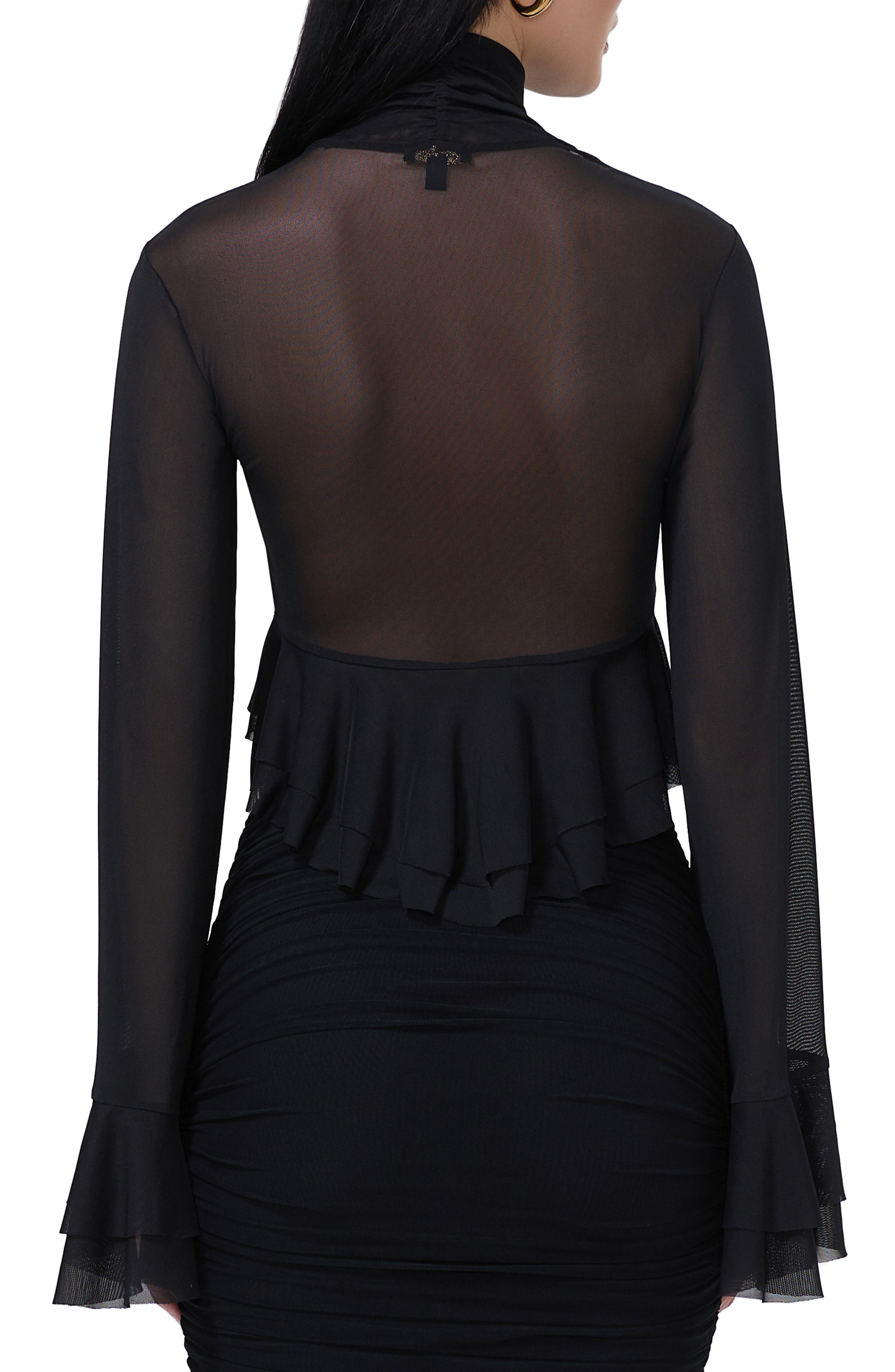 Pru Mesh High-Low Crop Top - image 2