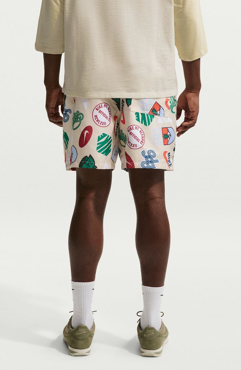 Nike Club Woven Flow Shorts, Alternate, color, Light Khaki/ Obsidian