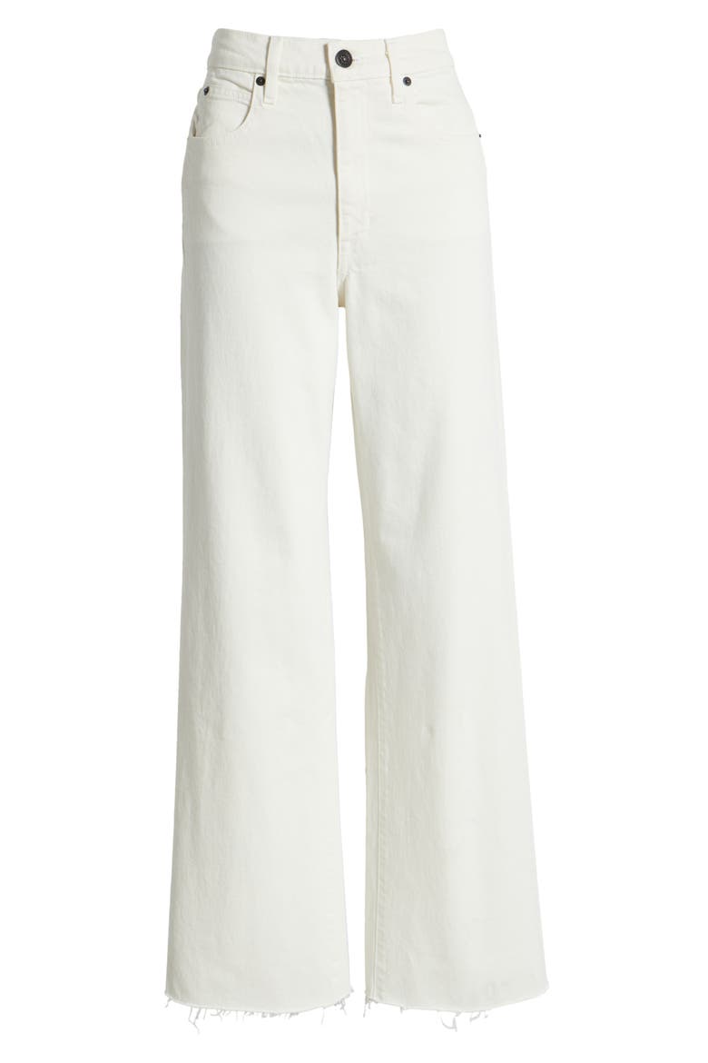 Grace High Waist Wide Leg Jeans, Alternate, color, WHITE