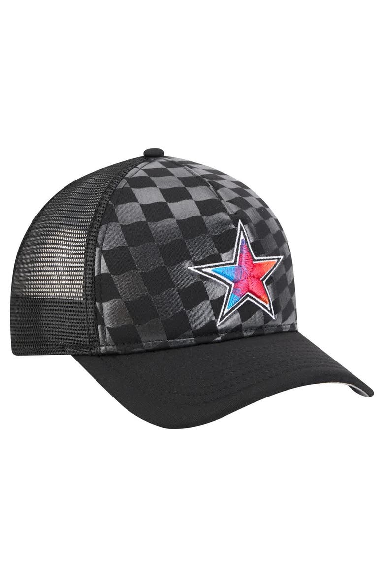 Men's New Era  Black Dallas Cowboys Gradient 9FORTY Adjustable Hat, Alternate, color, Black