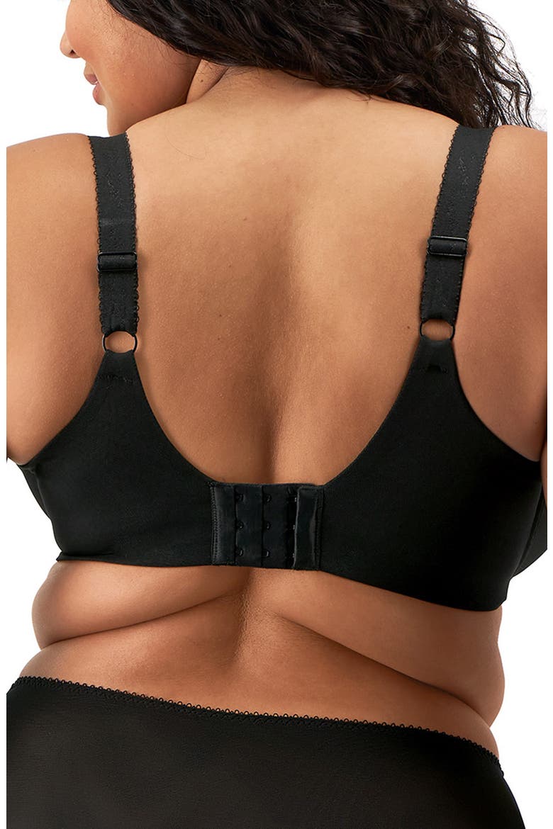 Zarla Full Figure Underwire Bra, Alternate, color, BLACK