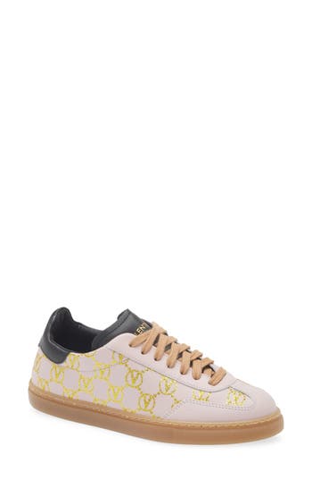 Valentino By Mario Valentino Guiditta Leather Sneaker In Multi