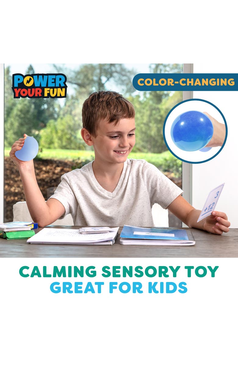 Power Your Fun Arggh Calm Mini Stress Balls, Alternate, color, Multicolor