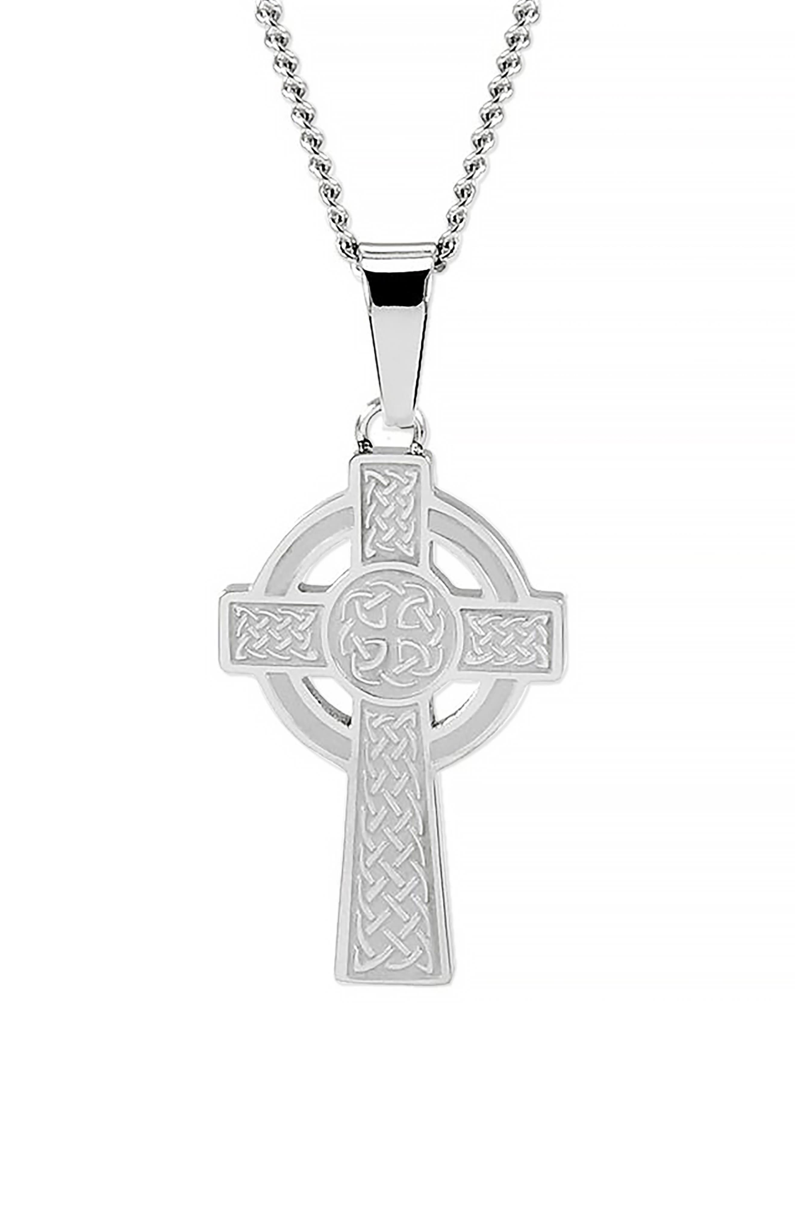 Men's Celtic Cross Pendant Necklace