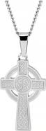 Brook and York Men's Celtic Cross Pendant Necklace