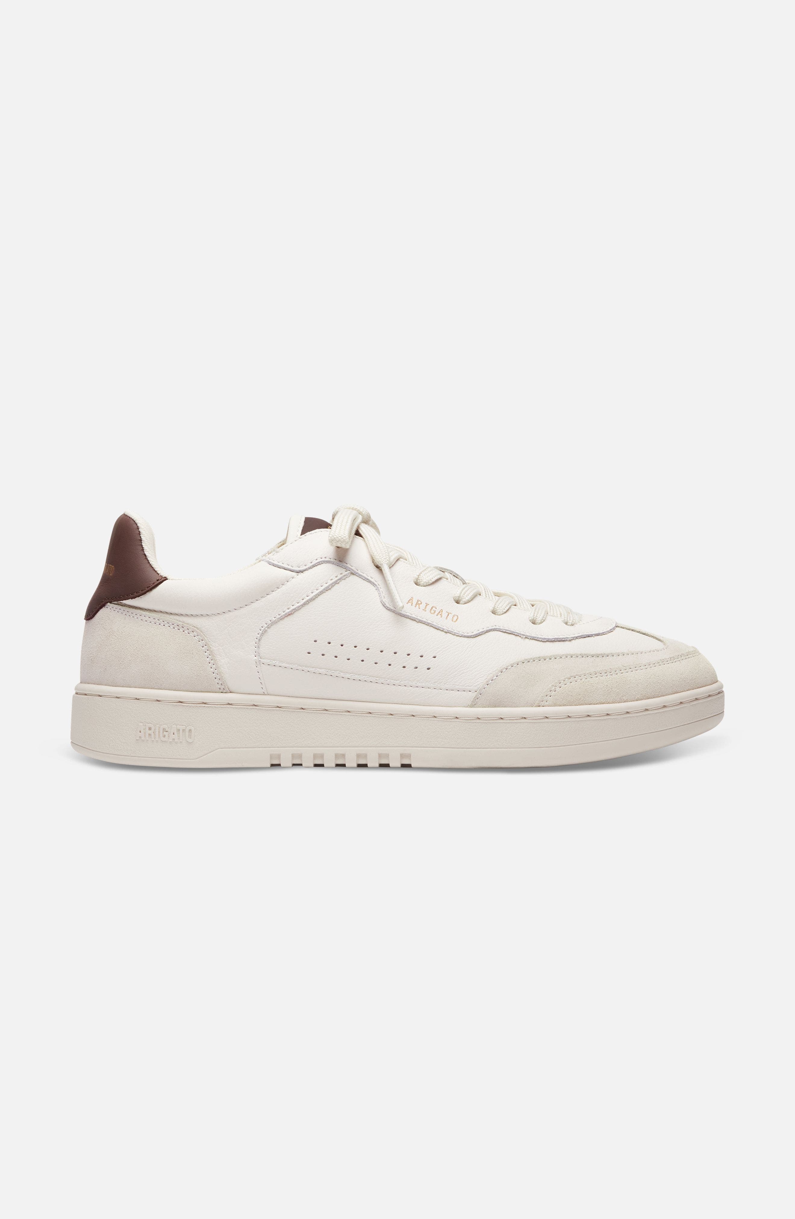 Dice T-Toe Leather Sneaker - Men's, Alternate, color, Light Beige/Brown
