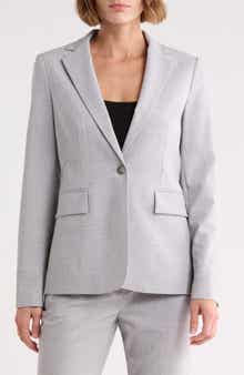 Theory Gabrielle One-Button Blazer