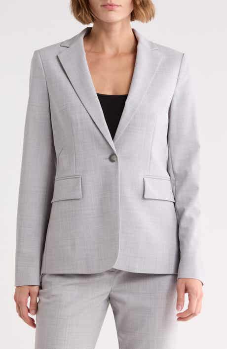 Theory Gabrielle One-Button Blazer