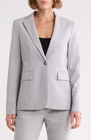 Theory Gabrielle One-Button Blazer