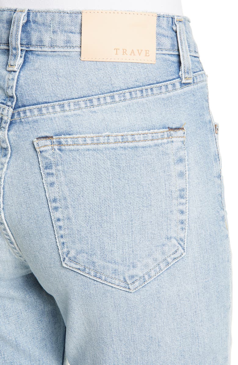 TRAVE Constance High Waist Ankle Straight Leg Jeans, Alternate, color,