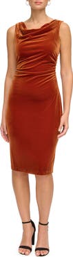 Kensie Cowl Neck Dress