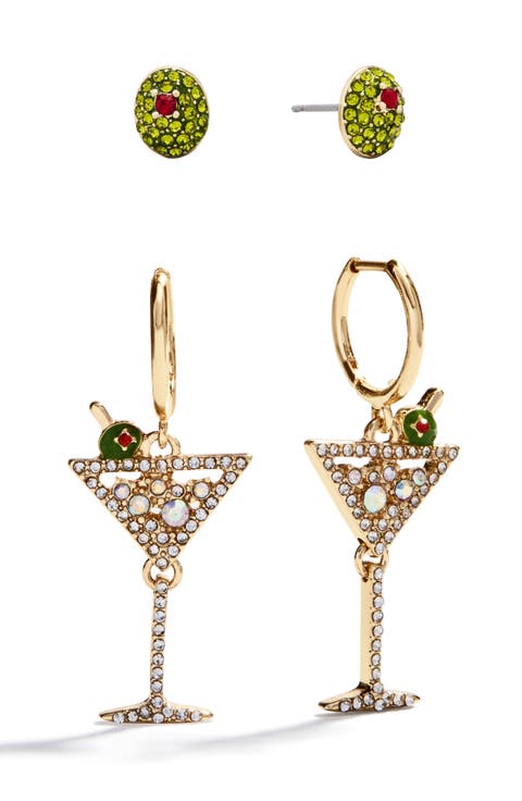 Dirty Martini Set of 2 Earrings
