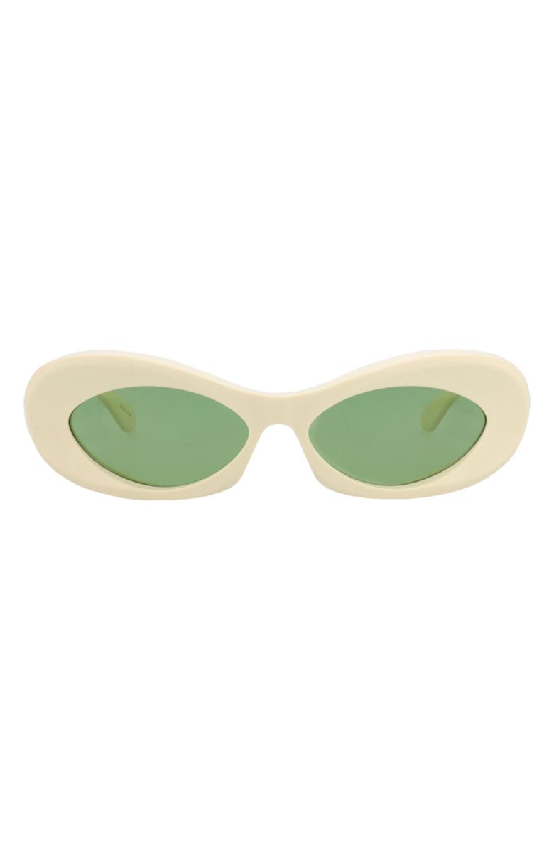 Valentino Sunglasses, Main, color, Ivory Ivory Green