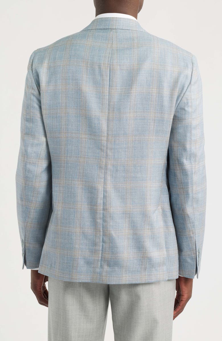 Vince Relaxed Fit Icon Linen, Wool & Silk Sport Coat, Alternate, color, Light Blue