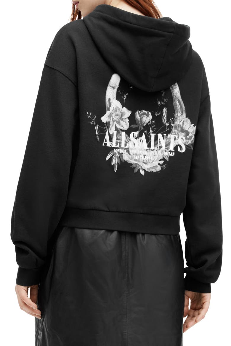 Fortuna Pippa Hoodie, Alternate, color, BLACK