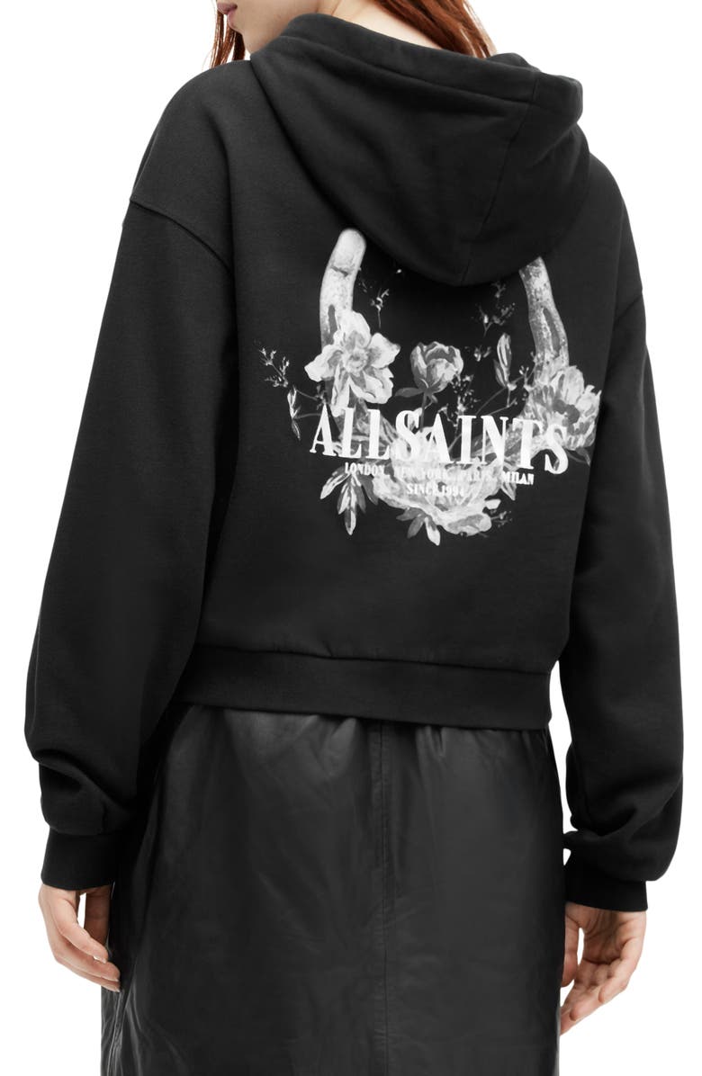 AllSaints Fortuna Pippa Hoodie, Alternate, color, 