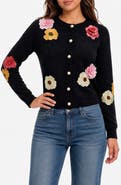 Love By Design Botanical Appliqué Cardigan