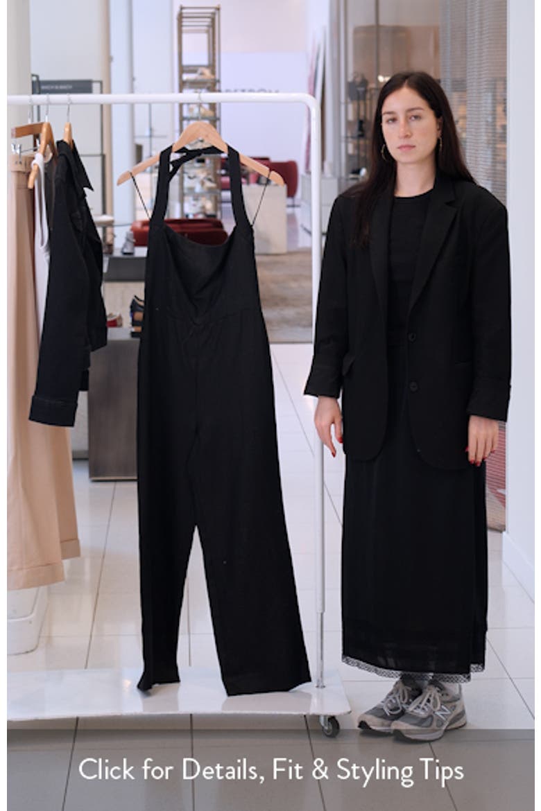 Malika Linen Halter Jumpsuit video
