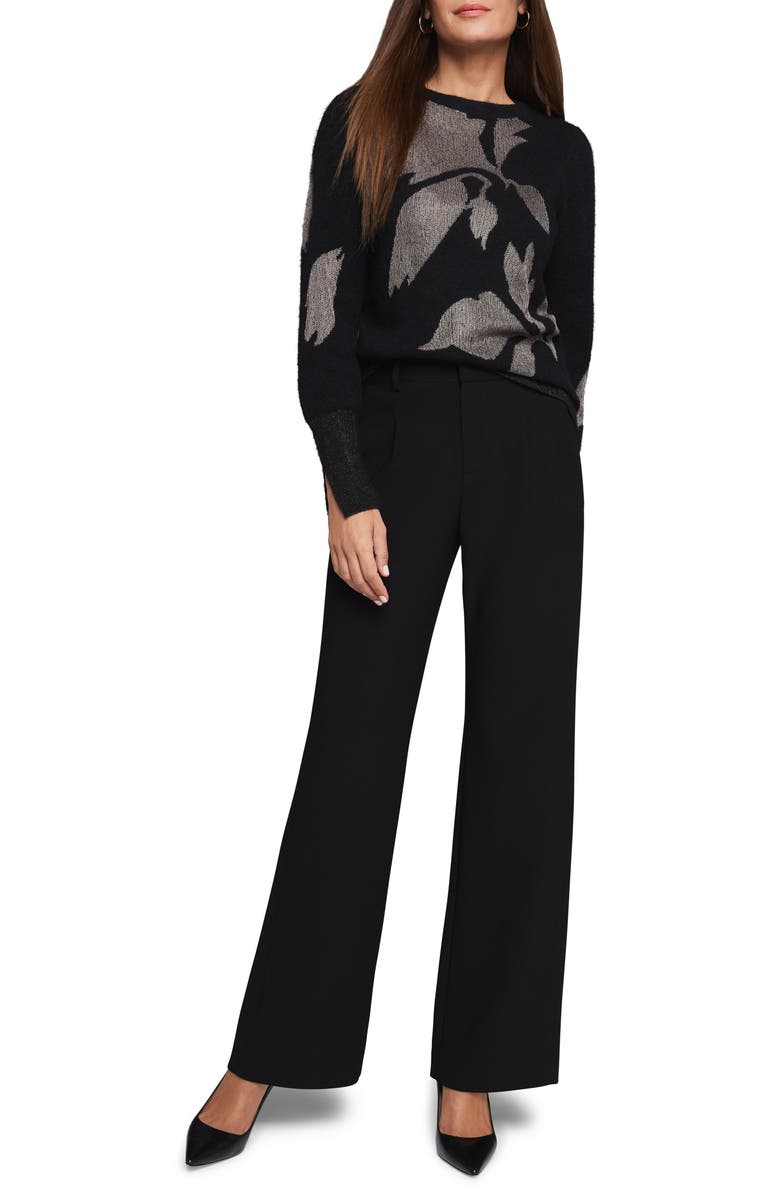 NIC+ZOE Lace Knit Floral Sweater, Alternate, color, 