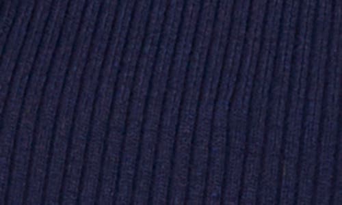 Ted Baker Rib V-neck Cardigan In Blue