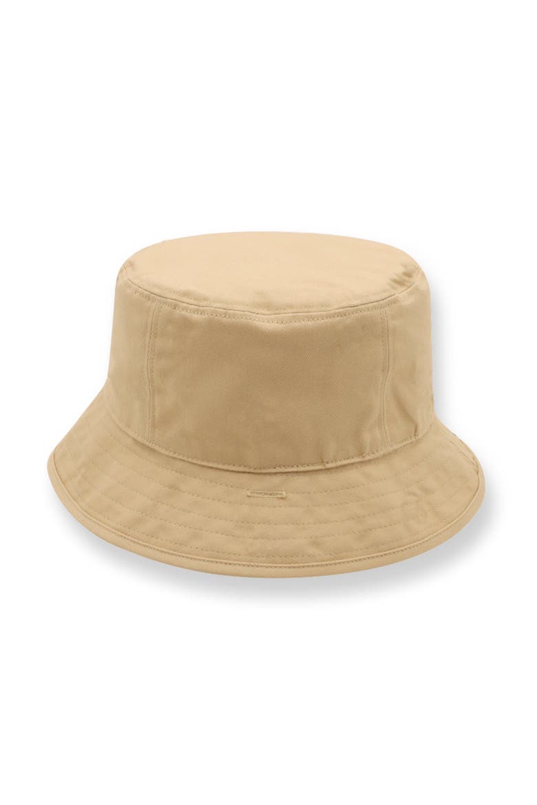 Boys' Bucket Hat, Kids, Alternate, color, Khaki with Navy Anchors