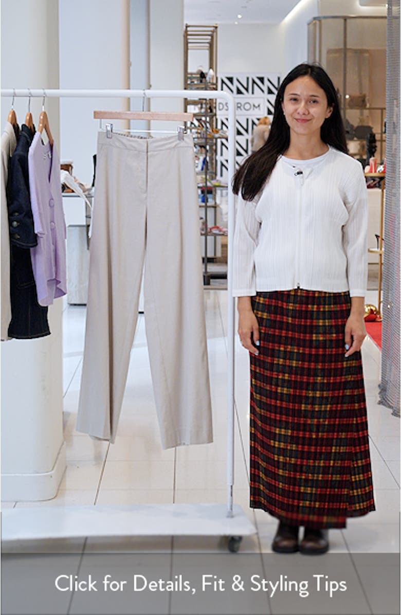 The Lennox Linen Blend Wide Leg Trousers, sales video thumbnail