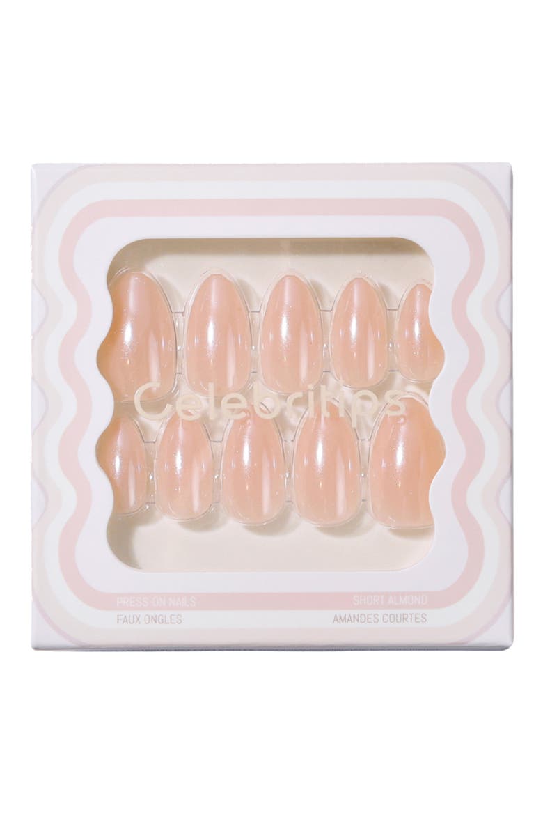 Short Almond Press-On Nails, Main, color, ANGELFACE