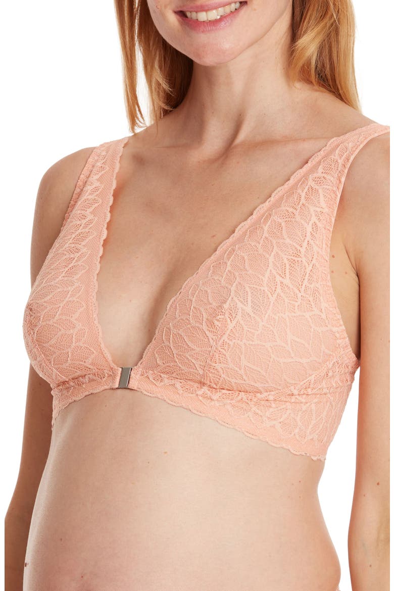 Bliss Maternity and nursing bra, Main, color, PEACH