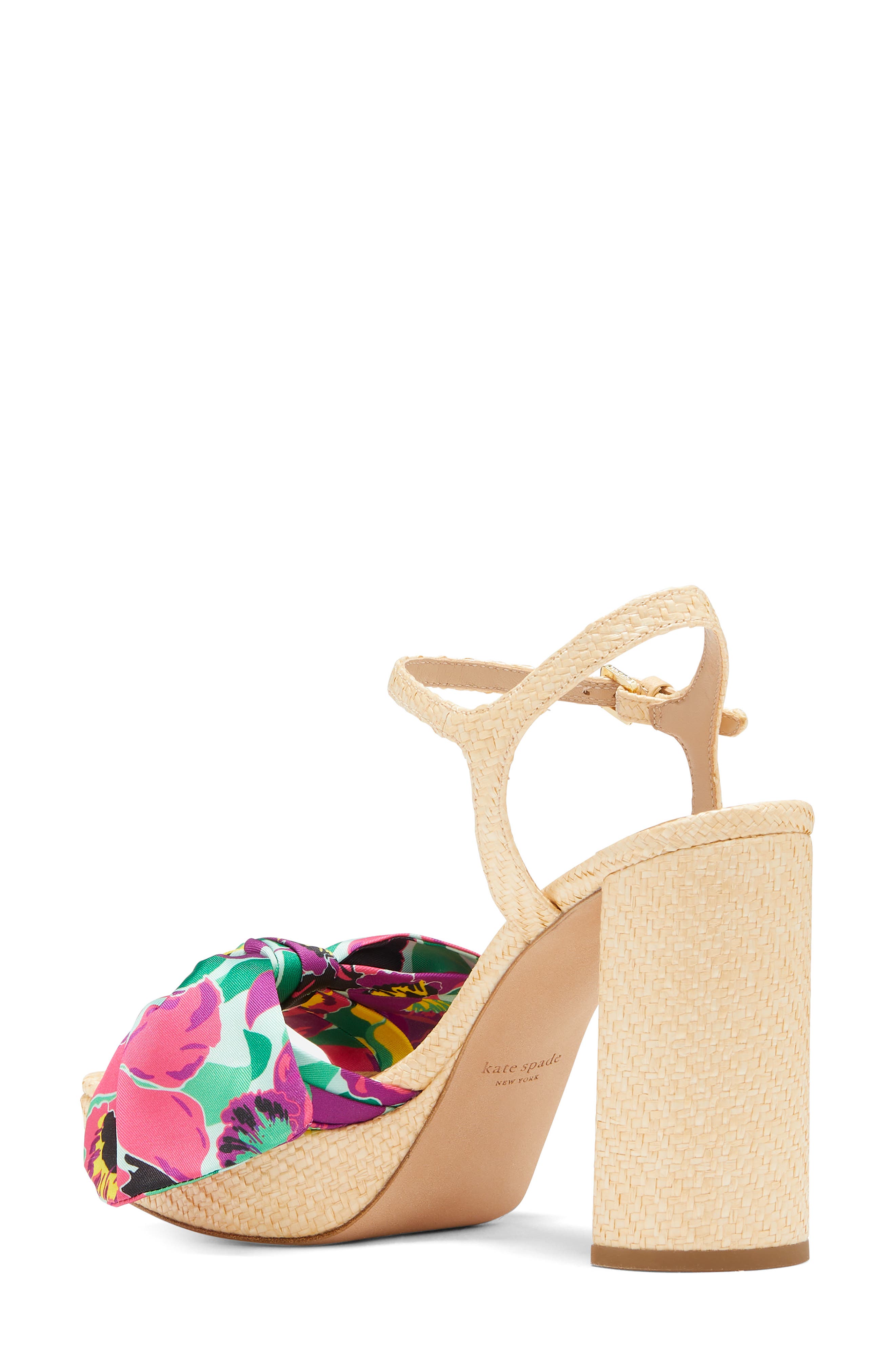 Kate Spade New York lucie ankle strap platform sandal, Alternate, color, Orchid Bloom