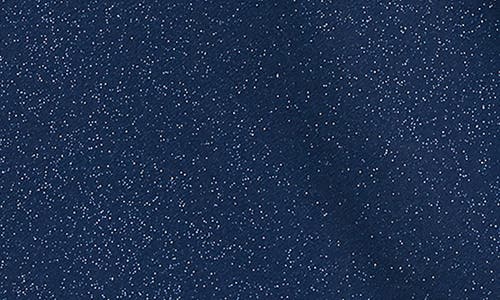 Sl Fashions Shimmer & Beaded Chiffon Capelet Gown In Navy
