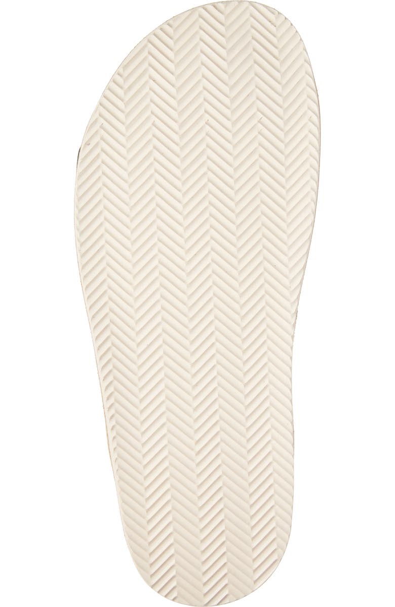 Brunello Cucinelli Double Strap Washed Suede Slide Sandal, Alternate, color,