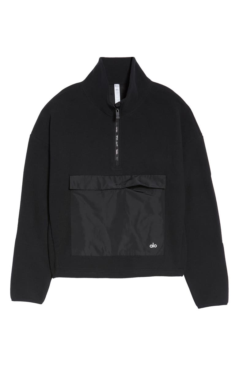 Alo Blackcomb Polar Fleece Half Zip Pullover, Alternate, color,