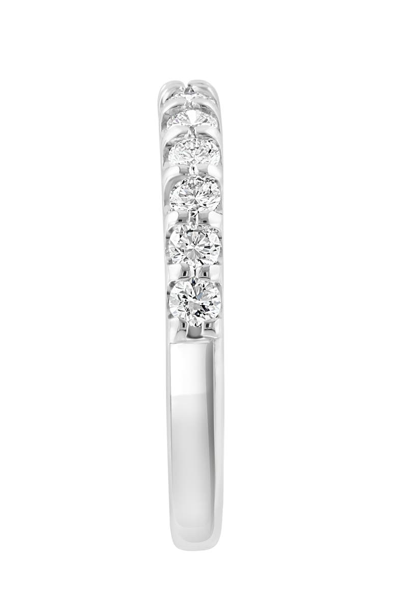 Diamond Band Ring in 14K White Gold, Alternate, color, White