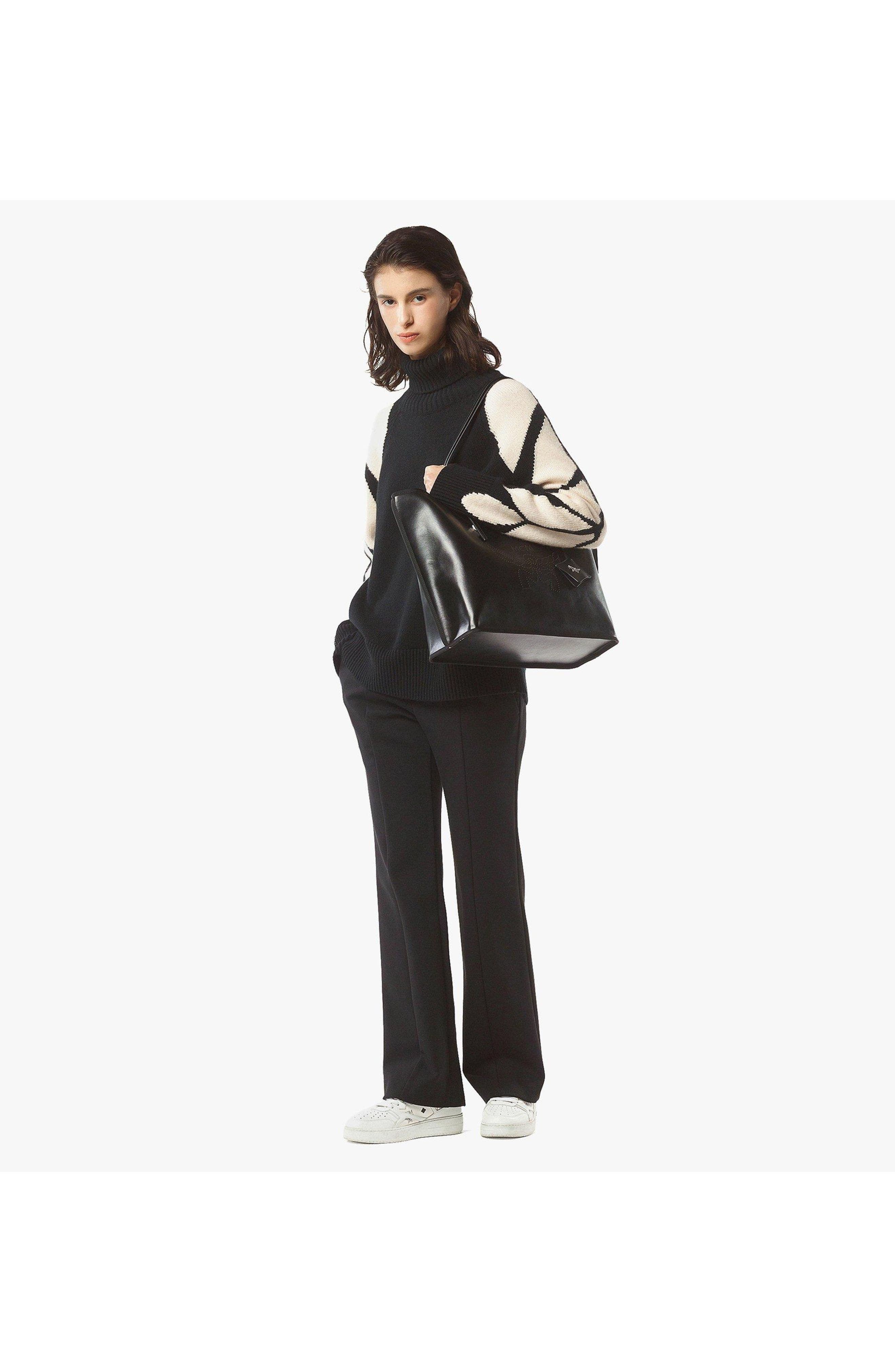 MCM Himmel Shopper in MIRUM¬Æ, Alternate, color, Black