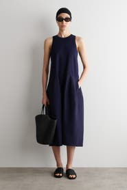 COS Paneled Sleeveless Midi Dress