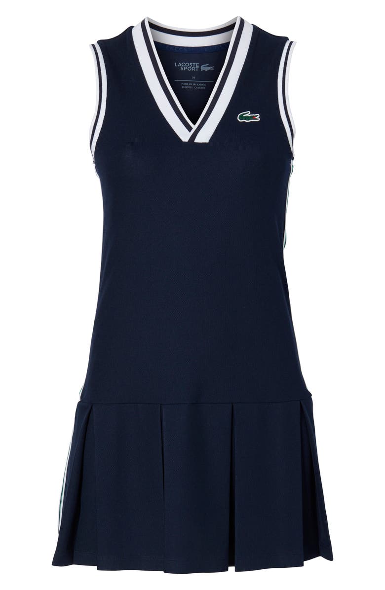 Lacoste Performance Pique Tennis Dress, Alternate, color,