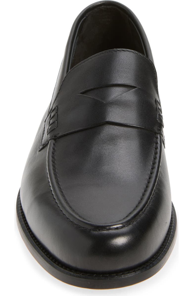 Doucal's Mario Penny Loafer, Alternate, color, Nappato Nero