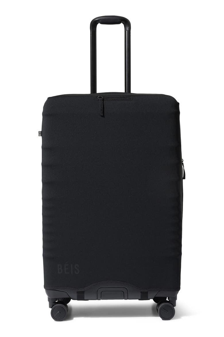 The Hybrid Check-In Luggage Cover, Main, color, BLACK