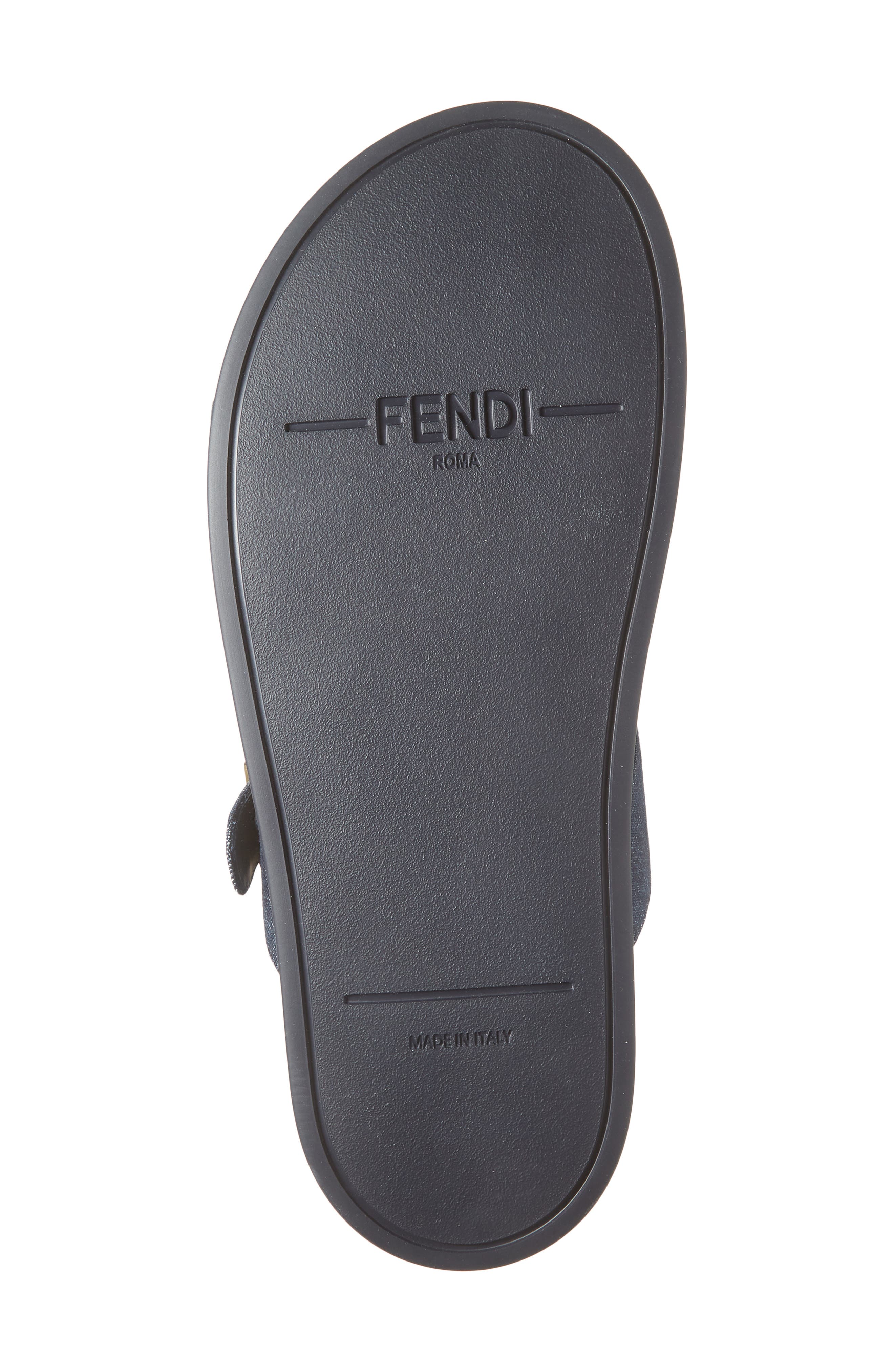 Fendi Feel Footbed Slide Sandal, Alternate, color, Blue