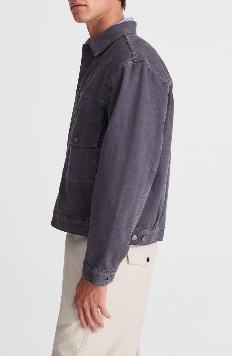 Madewell Garment Dye Denim Jacket, Alternate, color, Industrial Blue