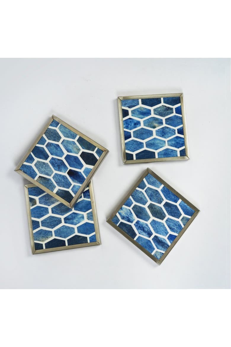 Gramercy Inlay Coasters, Alternate, color, Gramercy