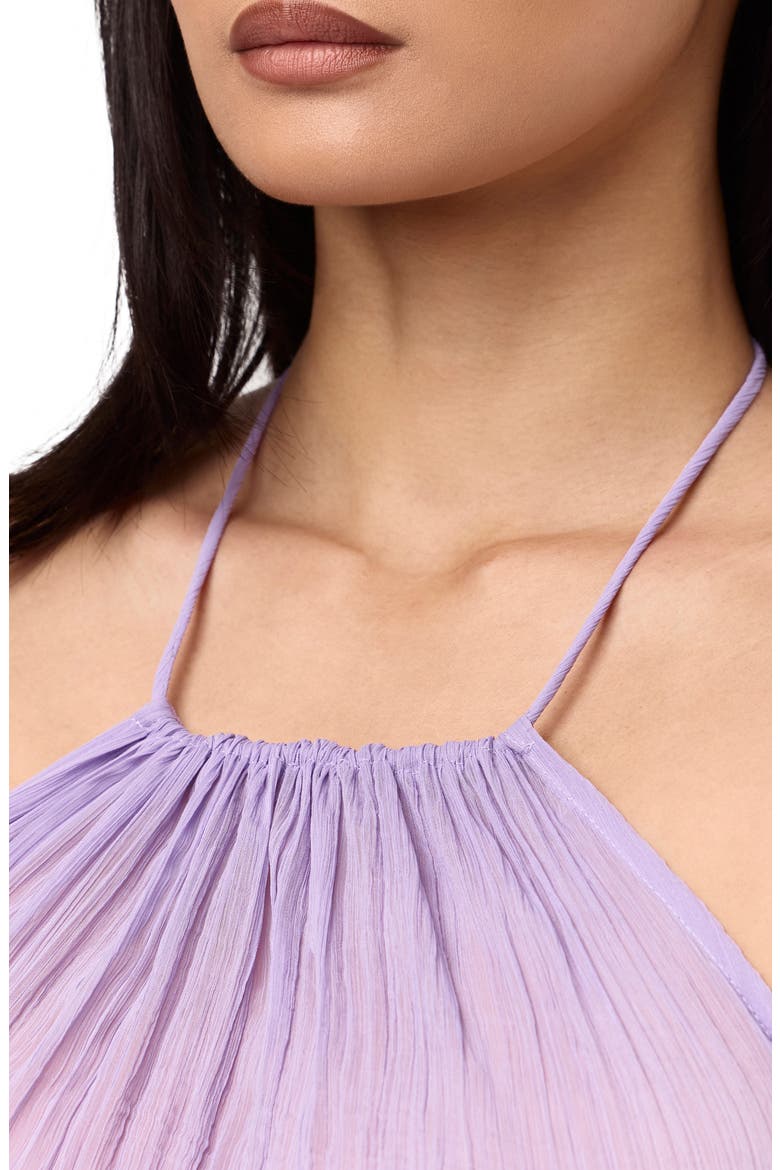 Open Back Plissé Maxi Sundress, Alternate, color, LAVENDER