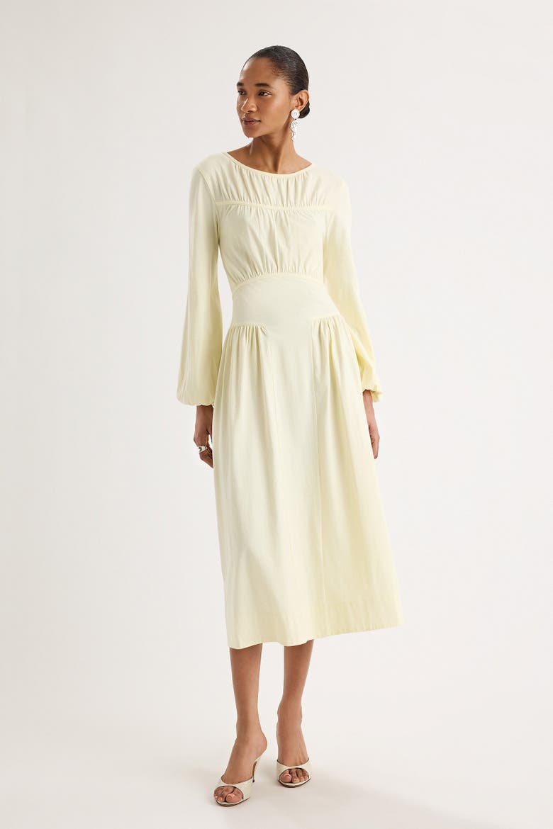 Nayeli Dress, Alternate, color, Straw
